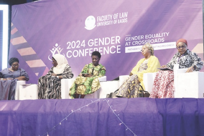 L-R- Mrs Makinde; Obadina, Prof. Atsenuwa; Ogbara and Mrs Mustapha, at the event