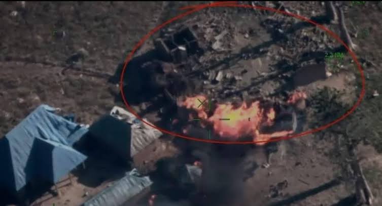 NAF airstrikes destroy terrorists