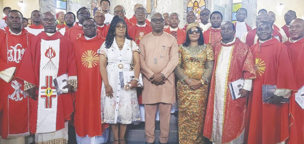 Odoh, Nwokike with some priests