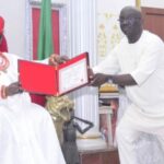 Okpebholo and Oba of Benin Ewuare II