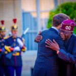 French President Emmanuel Macron and Nigerian President Bola Tinubu