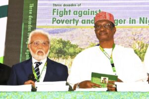 SAA official and the Deputy Governor of Kano State, Aminu Gwarzo at the KSADP workshop