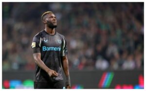 Super Eagles striker, Boniface, ruled out for two months