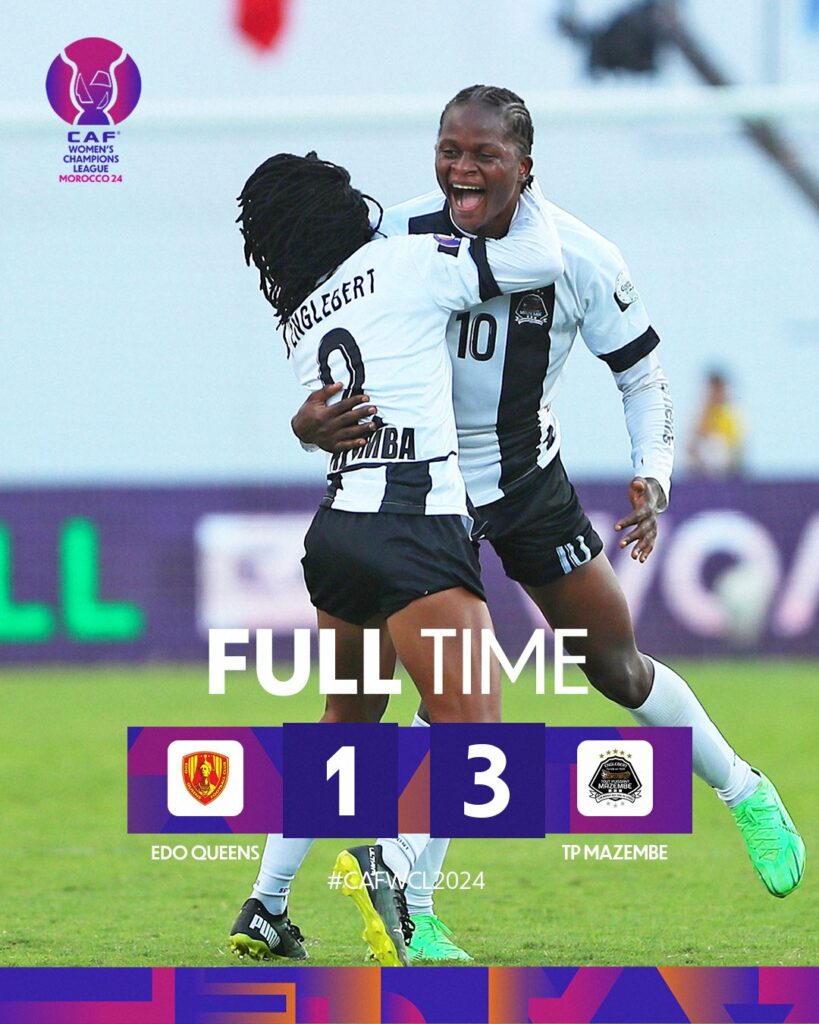 TP Mazembe dumps out Edo Queens