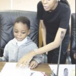 Tiffany-Annabelle working with a pupil
