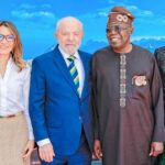 resident Luiz da Silva of Brazil, Brazil’s First Lady, Janja da Silva welcome President Bola Tinubu and First Lady, Sen. Oluremi Tinubu, during G20 Leaders at Museum of Modern Art, Rio-de-Janeiro, Brazil