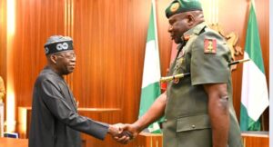 Tinubu sends request to Senate to confirm Oluyede as COAS