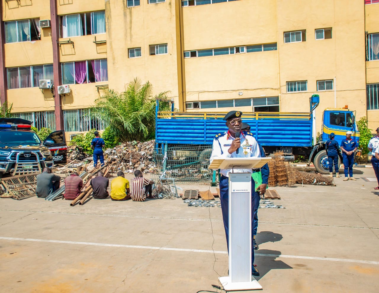 NSCDC arrests 5 suspects for vandalism, theft of CNAI