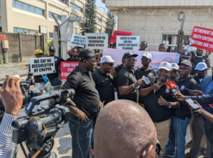 Pensioners protest