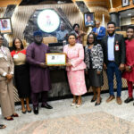 Head of the Civil Service of the Federation, Didi Walson-Jack, in a group photograph with Permanent Secretaries and the technical committee members during the launch of the Federal Civil Service Onlne Compendium of Circulars in Abuja