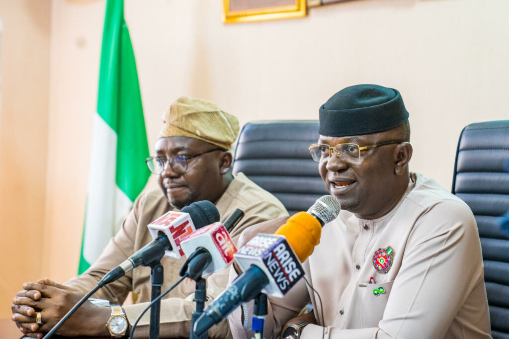 Ministers of Water Resources and Sanitation, Professor Joseph Utsev, and the Minister of Power, Chief Adebayo Adelabu