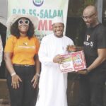• Food items being presented to Hassan Idris Tahir at the event.