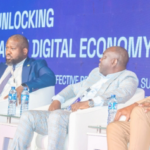 L-R: ‘DeRemi Atanda; Jimi Aina, Director New Growth, LIRS; Kabiru Abiola; and Hon. Olatubosun Alake, at the Summit in Lagos