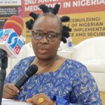 UNWomen’s Country Representative to Nigeria and the ECOWAS, Mrs. Beatrice Eyong, addressing participants at the 2nd annual forum of women mediators in Nigeria in Abuja on Thursday, December 13, 2024