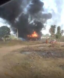 Osun: Petrol-laden tanker falls, causes panic