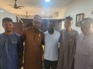 Dele Farotimi, Dr Tanko Yunusa, Coordinator Obidient Movement and others after his bail