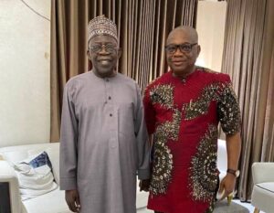 President Bola Tinubu and Senator Orji Uzor Kalu