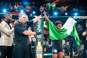 Corporal Juliet Chukwu won the Bantamweight Championship in Johannesburg, South Africa