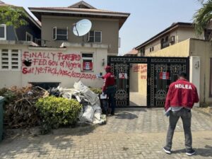 A building forfeited by one of the sentenced drug barons in Lagos.
