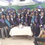 A cross-section of the graduating students