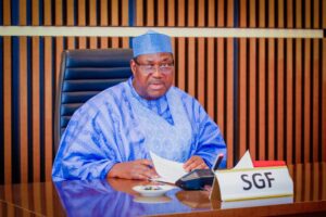 Secretary to the Government of the Federation George Akume