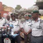 Controller Kola Oladeji addressing Newsmen in Lagos yesterday at the Federal Operations Unit office in Ikeja, Lagos.