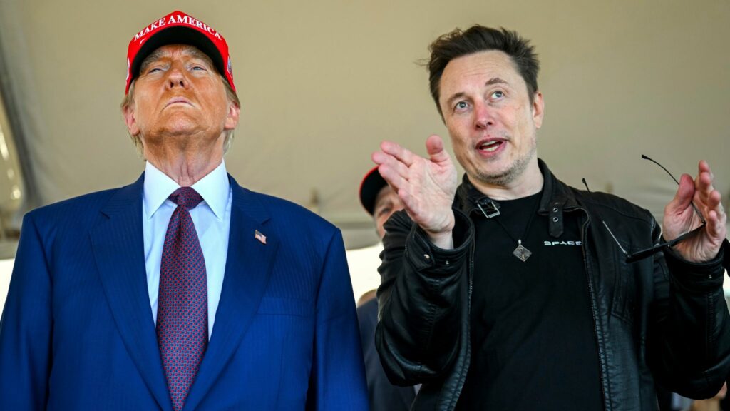 Donald Trump and Elon Musk