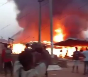 Fire-Destroys-Timber-Market-Enugu