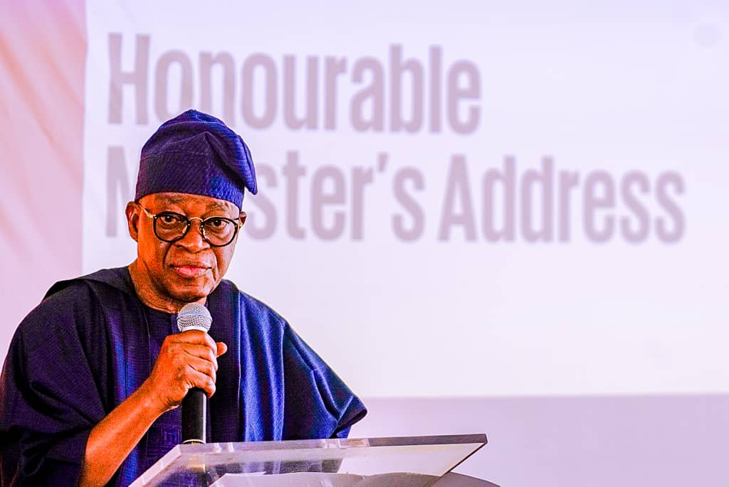 Minister of Marine & Blue Economy Adegboyega Oyetola