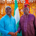 Okpebholo (L), Tinubu (R)