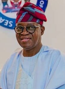 Minister of Marine and Blue Economy Adegboyega Oyetola
