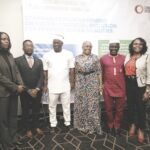 L-R- Bunmi Adebiyi, Chinonso Umeh, Lukeman Salami, Chiso Ndukwe-Okafor, Adeola Aina and Lovelyn Okafor at the event in Lagos