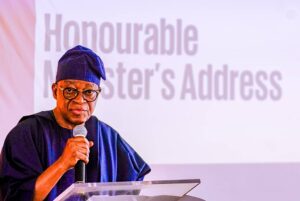 Minister of Marine and Blue Economy Adegboyega Oyetola