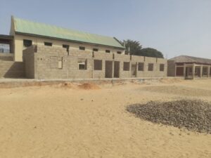 On going construction in one of the primary schools