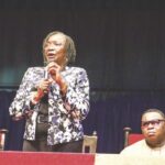 Prof. Ogunsola (middle); Prof. Ayodele Atensuwa (left) and Prof. Lucian Chukwu