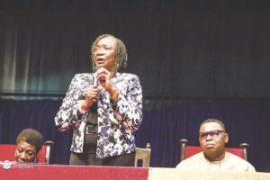 Prof. Ogunsola (middle); Prof. Ayodele Atensuwa (left) and Prof. Lucian Chukwu