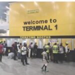 Terminal One at Oshodi where long distance buses load