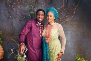 Timi Dakolo and his wife Busola
