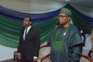 Minister of State for Health and Social Welfare Dr Iziaq Salako
