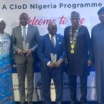 Okonkwo (3rd Left); Borodo (2nd right), and others at the event
