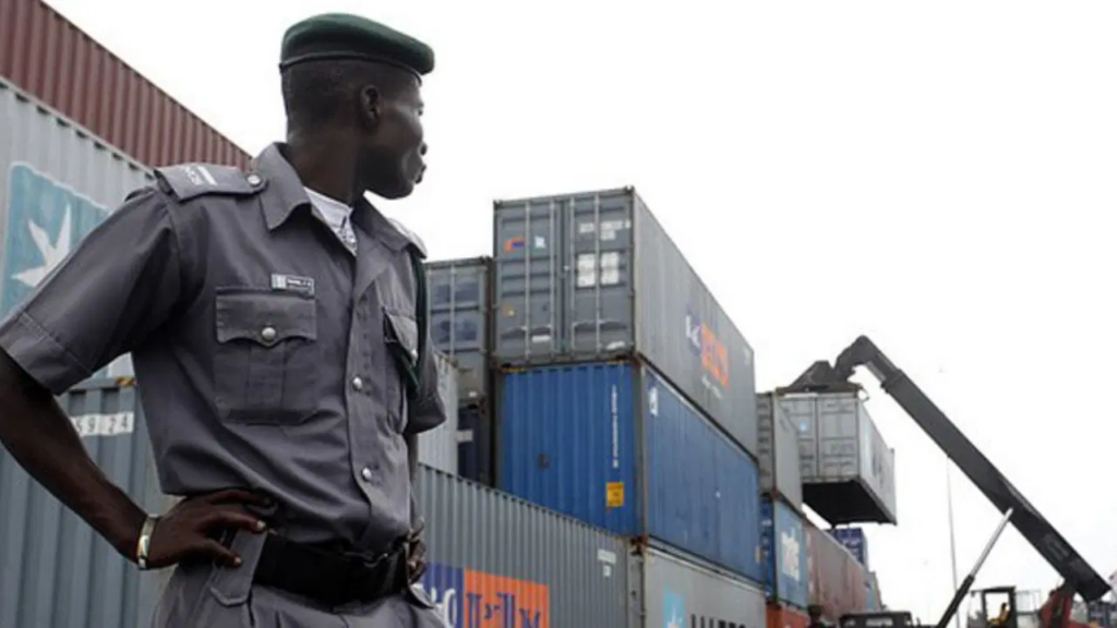 NCS officer at port