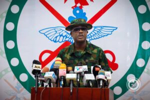 Director of Defence Media Operations, Major General Edward Buba