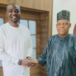 Vice President Kashim Shettima with MD/CEO of Roxettes Motors during a meeting in Abuja