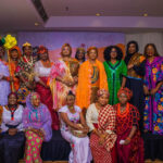 Minister of Women Affairs, Imaan Suleiman-Ibrahim with members of the Federal Capital Territory’s Nigerian Association of Women Journalists (NAWOJ) at a high-level stakeholders’ event in Abuja, themed “Collaborative Pathways to Gender Equality and Women’s Empowerment Roadmap”