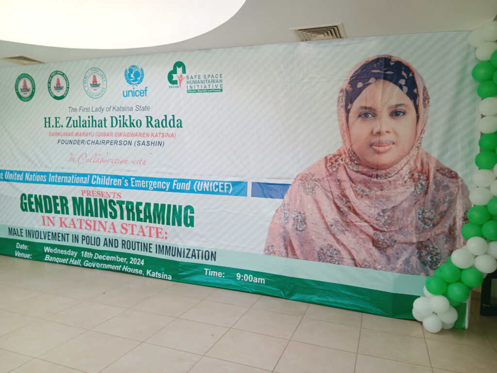 Katsina: UNICEF woos male parents into joining polio immunisation drive