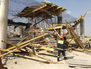 Building under construction collapses in Abuja