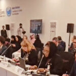 Minister of Women Affairs Imaan Sulaiman-Ibrahim delivering her remarks at the ongoing United Nations Convention to Combat Desertification (UNCCD) COP16 in Saudi Arabia