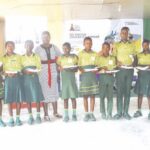 • Some of the students after receiving prizes