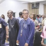 •Members of the church during the celebration