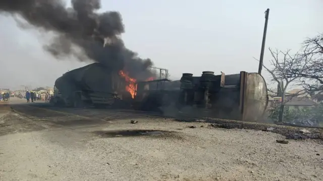 Petrol tanker explosion at Suleja, Niger State